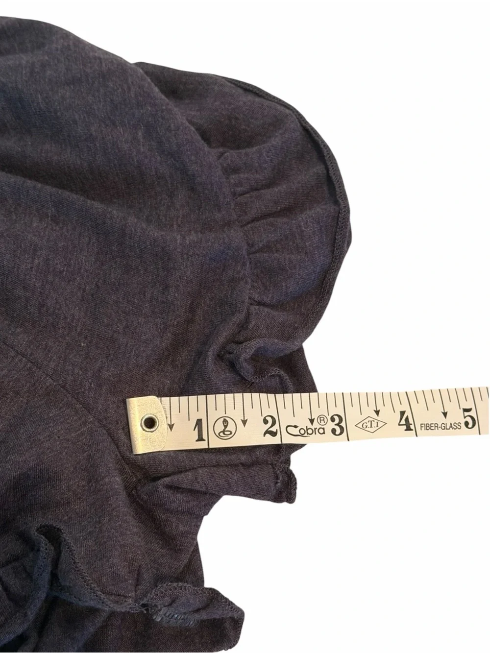 Chaser Girls Ruffle Smocked Shorts Charcoal Gray Size 6